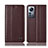 Funda de Cuero Cartera con Soporte Carcasa H10P para Xiaomi Mi 12 Lite 5G Marron