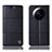 Funda de Cuero Cartera con Soporte Carcasa H10P para Xiaomi Mi 12 Ultra 5G Negro