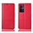 Funda de Cuero Cartera con Soporte Carcasa H11P para OnePlus Nord N20 5G Rojo