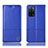 Funda de Cuero Cartera con Soporte Carcasa H11P para Oppo A56 5G Azul