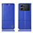 Funda de Cuero Cartera con Soporte Carcasa H11P para Oppo K10 5G Azul