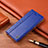 Funda de Cuero Cartera con Soporte Carcasa H11P para Samsung Galaxy Note 10 Plus 5G Azul