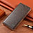 Funda de Cuero Cartera con Soporte Carcasa H11P para Samsung Galaxy S22 5G Marron Claro