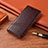 Funda de Cuero Cartera con Soporte Carcasa H12 para Apple iPhone 13 Mini Marron