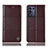 Funda de Cuero Cartera con Soporte Carcasa H15P para Oppo K9S 5G Marron