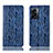 Funda de Cuero Cartera con Soporte Carcasa H17P para OnePlus Nord N300 5G Azul