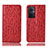 Funda de Cuero Cartera con Soporte Carcasa H18P para OnePlus Nord N20 5G Rojo