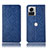 Funda de Cuero Cartera con Soporte Carcasa H19P para Motorola Moto Edge X30 Pro 5G Azul