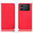 Funda de Cuero Cartera con Soporte Carcasa H21P para Oppo K10 5G Rojo