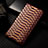 Funda de Cuero Cartera con Soporte Carcasa H25P para Apple iPhone 14 Pro Marron