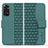 Funda de Cuero Cartera con Soporte Carcasa HF1 para Xiaomi Redmi Note 11 4G (2022) Verde