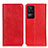 Funda de Cuero Cartera con Soporte Carcasa K01Z para Xiaomi Poco F4 5G Rojo