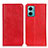 Funda de Cuero Cartera con Soporte Carcasa K01Z para Xiaomi Redmi 10 5G Rojo