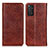 Funda de Cuero Cartera con Soporte Carcasa K01Z para Xiaomi Redmi Note 11 4G (2022) Marron