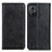 Funda de Cuero Cartera con Soporte Carcasa K01Z para Xiaomi Redmi Note 11R 5G Negro