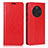 Funda de Cuero Cartera con Soporte Carcasa K02 para Huawei Mate 40E 5G Rojo