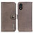 Funda de Cuero Cartera con Soporte Carcasa K02Z para Huawei Honor X5 Gris