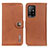 Funda de Cuero Cartera con Soporte Carcasa K02Z para Oppo F19 Pro+ Plus 5G Marron