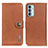 Funda de Cuero Cartera con Soporte Carcasa K02Z para Samsung Galaxy M13 4G Marron