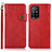 Funda de Cuero Cartera con Soporte Carcasa K03Z para Oppo F19 Pro+ Plus 5G Rojo