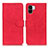 Funda de Cuero Cartera con Soporte Carcasa K03Z para Xiaomi Poco C50 Rojo