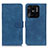 Funda de Cuero Cartera con Soporte Carcasa K03Z para Xiaomi Redmi 10 Power Azul