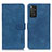 Funda de Cuero Cartera con Soporte Carcasa K03Z para Xiaomi Redmi Note 11 4G (2022) Azul