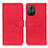 Funda de Cuero Cartera con Soporte Carcasa K03Z para Xiaomi Redmi Note 11R 5G Rojo