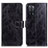 Funda de Cuero Cartera con Soporte Carcasa K04Z para Oppo A56 5G Negro