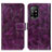 Funda de Cuero Cartera con Soporte Carcasa K04Z para Oppo A94 5G Morado