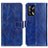 Funda de Cuero Cartera con Soporte Carcasa K04Z para Oppo F19 Azul