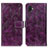 Funda de Cuero Cartera con Soporte Carcasa K04Z para Samsung Galaxy XCover 6 Pro 5G Morado