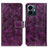 Funda de Cuero Cartera con Soporte Carcasa K04Z para Vivo Y77e 5G Morado