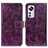 Funda de Cuero Cartera con Soporte Carcasa K04Z para Xiaomi Mi 12 Lite 5G Morado