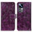 Funda de Cuero Cartera con Soporte Carcasa K04Z para Xiaomi Mi 12T Pro 5G Morado