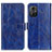 Funda de Cuero Cartera con Soporte Carcasa K04Z para Xiaomi Poco M4 5G Azul