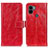 Funda de Cuero Cartera con Soporte Carcasa K04Z para Xiaomi Redmi A1 Plus Rojo