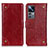 Funda de Cuero Cartera con Soporte Carcasa K06Z para Xiaomi Mi 12T 5G Rojo