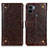 Funda de Cuero Cartera con Soporte Carcasa K06Z para Xiaomi Redmi A1 Plus Marron