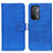 Funda de Cuero Cartera con Soporte Carcasa K07Z para OnePlus Nord N200 5G Azul