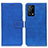 Funda de Cuero Cartera con Soporte Carcasa K07Z para Oppo K9 5G Azul