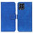 Funda de Cuero Cartera con Soporte Carcasa K07Z para Samsung Galaxy M53 5G Azul