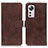 Funda de Cuero Cartera con Soporte Carcasa K07Z para Xiaomi Mi 12 Lite 5G Marron