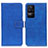 Funda de Cuero Cartera con Soporte Carcasa K07Z para Xiaomi Poco F4 5G Azul