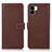 Funda de Cuero Cartera con Soporte Carcasa K08Z para Xiaomi Redmi A2 Plus Marron