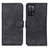 Funda de Cuero Cartera con Soporte Carcasa K09Z para Oppo A53s 5G Negro