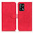 Funda de Cuero Cartera con Soporte Carcasa K09Z para Oppo A95 4G Rojo