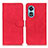 Funda de Cuero Cartera con Soporte Carcasa K09Z para Oppo A97 5G Rojo