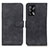 Funda de Cuero Cartera con Soporte Carcasa K09Z para Oppo F19 Negro