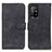 Funda de Cuero Cartera con Soporte Carcasa K09Z para Oppo F19 Pro+ Plus 5G Negro